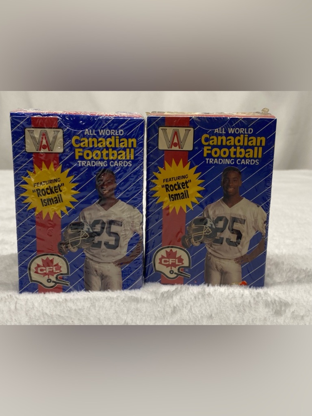 1991 CFL ALL WORLD CANADIAN FOOTBALL TRADING CARDS SEALED 110 CARD SET 2 Boxs